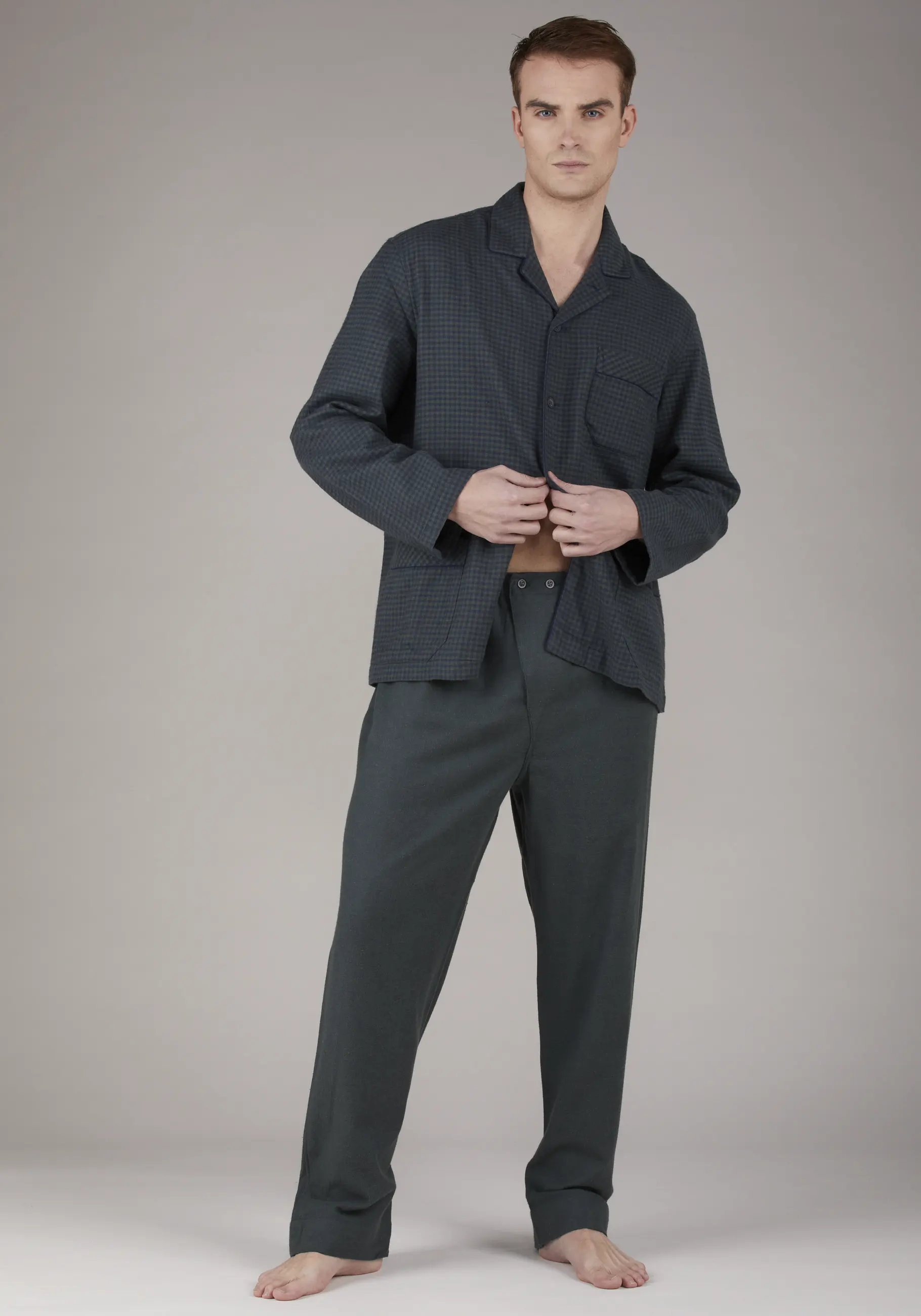 Cromoncent Camicia Uomo In Flanella A Quadri – Manica Lunga, Morbida, Taglie Da XS A 2XL