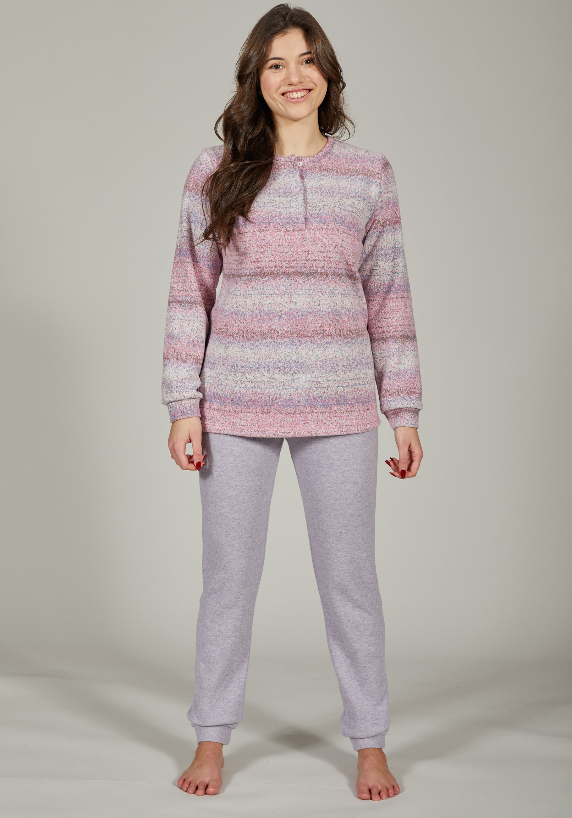 BipBip Lady pyjama knit worm fabric serafino orlato